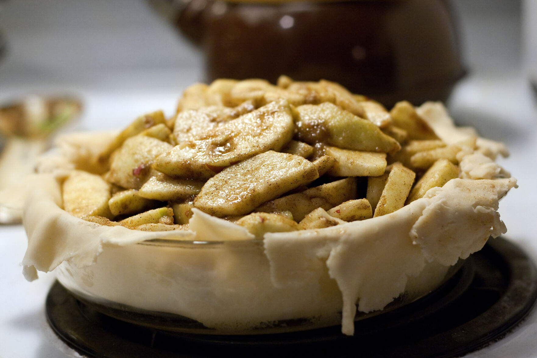 Homemade apple pie